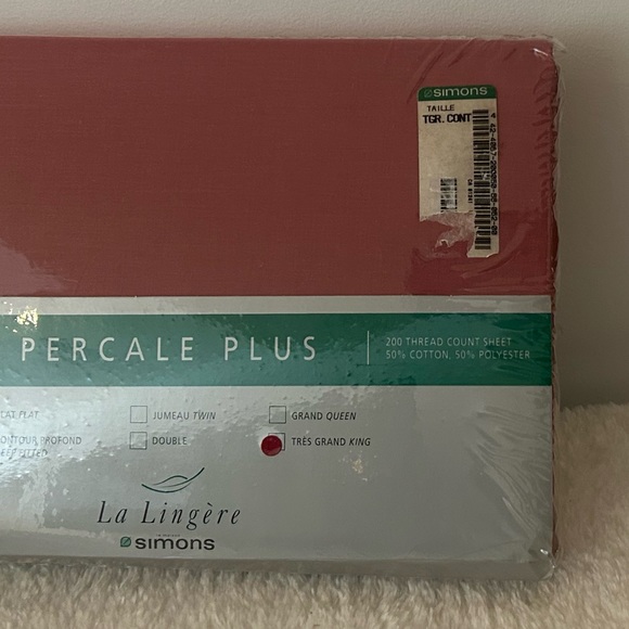 Percale plus 200-thread-count contour sheet - Picture 3 of 8